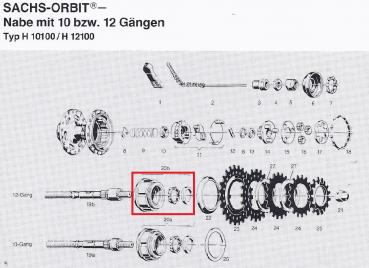 ANTREIBER SACHS ORBIT 12-G.